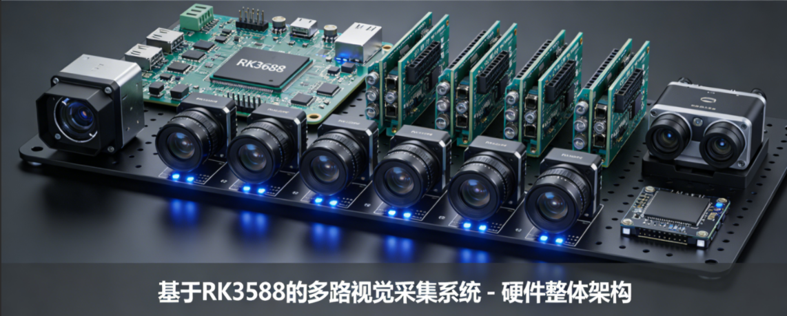 基于RK3588的多路视觉采集系统:8+1路同步采集,开启国产视觉新纪元
