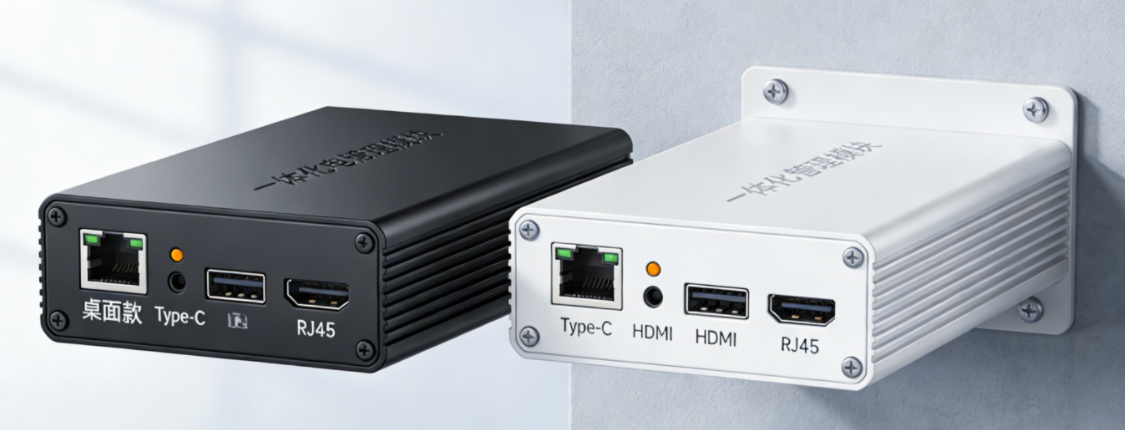 一体化电源管理+双形态机壳设计|无风扇自然散热,桌面/壁挂双场景全覆盖