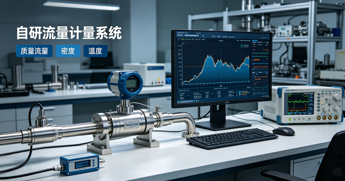 自研高性能科里奥利质量流量计核心变送器